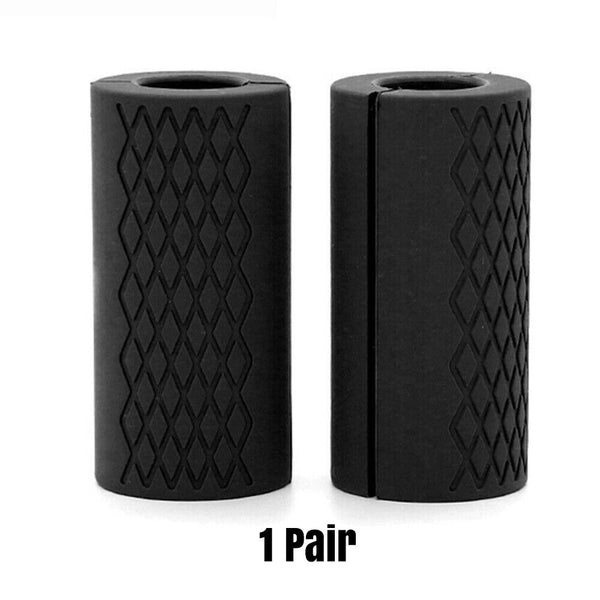 1 Pair Barbell / Dumbbell Thick FAT BAR Bar Hand Grips Fitness Exercise Grips