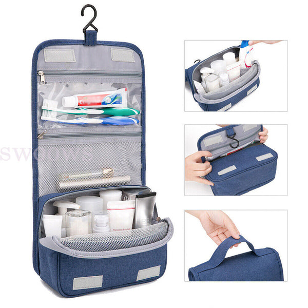 Travel Cosmetic Makeup Bag Hanging Toiletry Case Storage Large Bag Organizer AU