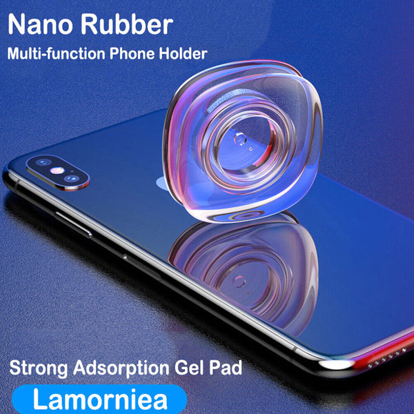 Magic Traceless Sticker Phone Headphone Storage bracket Holder Nano Gel