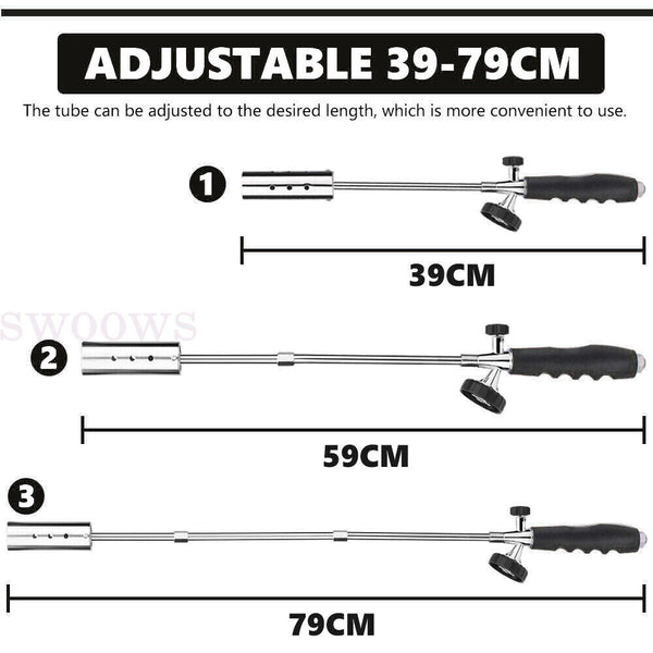 Weed Burner Weeds Killer Torch Wand Blowtorch for Garden Outdoor Street Melter