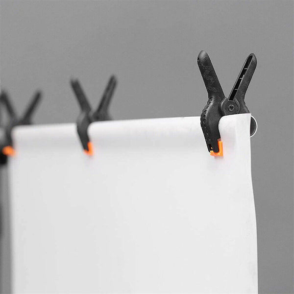 4-16x Nylon Spring Clamps Quick DIY Tools Grip Plastic Clip Photography Woodwork