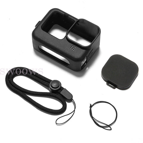 Soft Silicone Protective Case with Lens Cap and Lanyard For GoPro Hero10/9