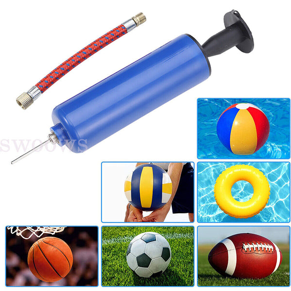 10pcs Ball Pump Air Inflator Kit W/ Needle Nozzle Hose For Basketball Football