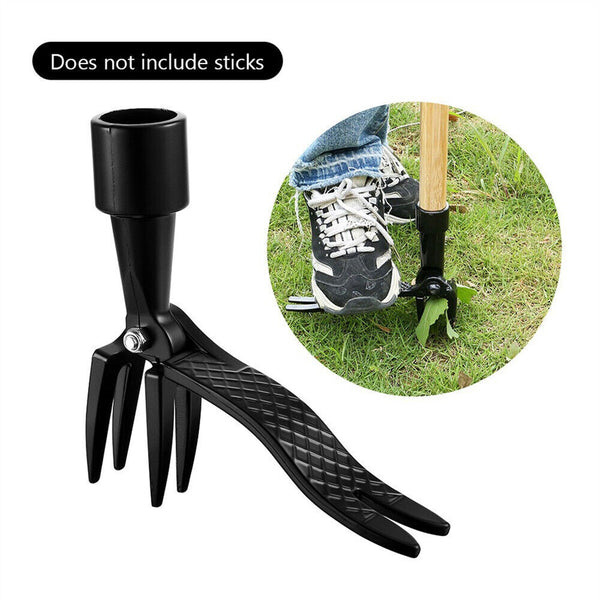 Weeder Puller Stand Up Weed Tool Handle Claw Garden Outdoor Root Remover Killer