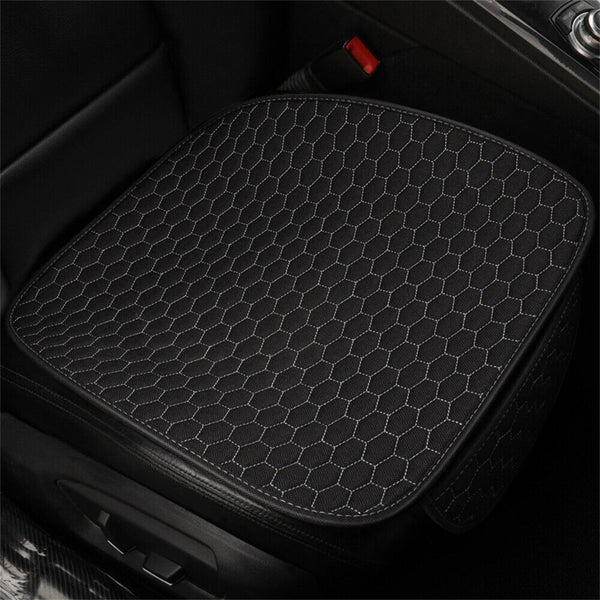 Universal Cotton Linen Car Seat Cushion Front Rear Seat Lined Pad Preotect Cover