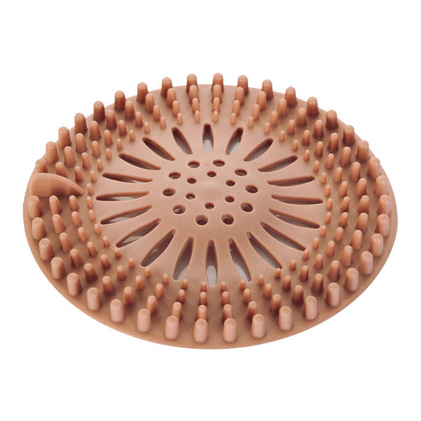 Silicone Drain Cover Sink Catcher Hair Stopper Plug Bathroom Floor Shower Cover