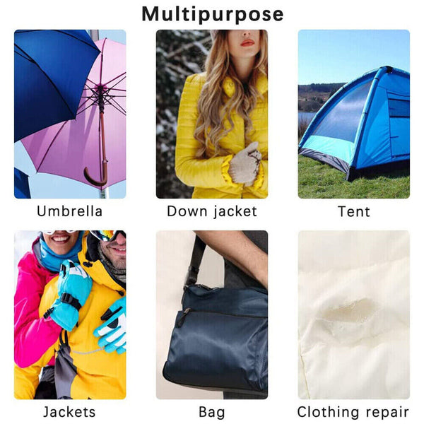 1-6PCS Nylon Repair Patches Self-Adhesive Patch For Clothing Down Jacket Tent