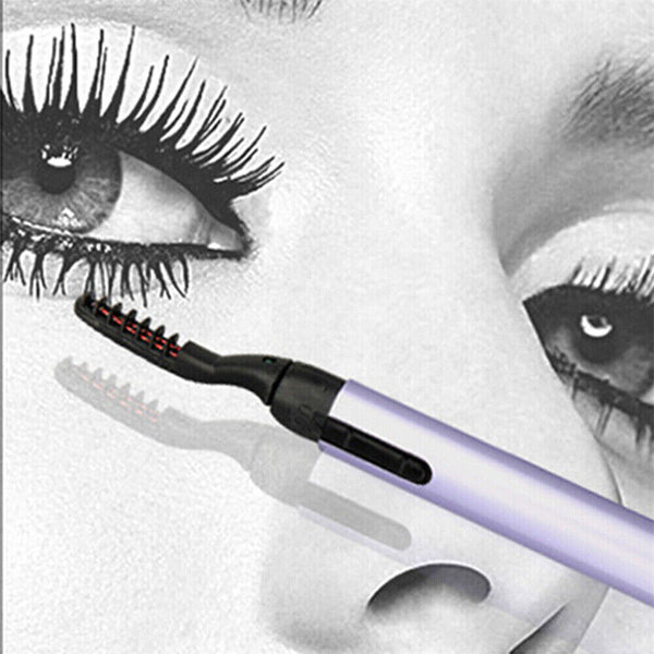 UP 3x Electric Heated Eyelash Curling Long Lasting Eye Lashes Curler Makeup Tool