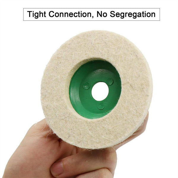 UP20x 4/5Inch Wool Felt Polishing Wheel Pad Buffing Polishing Disc ForRotaryTool