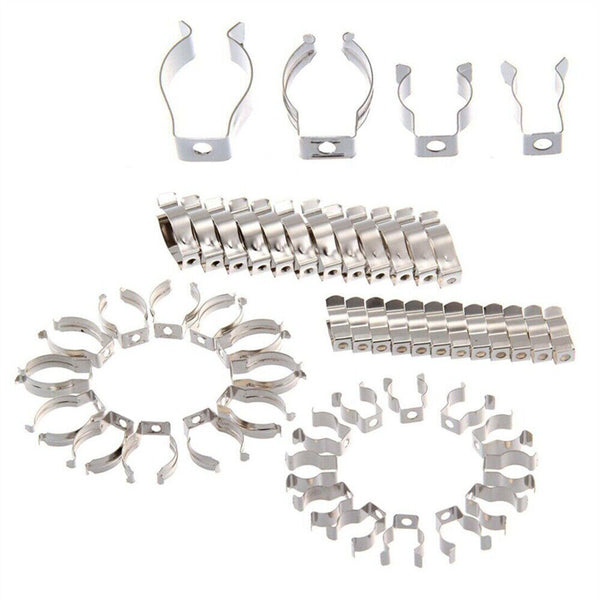 48PCS Assorted Tool Spring Clip Terry Clips Heavy Duty Storage For Shed Garage