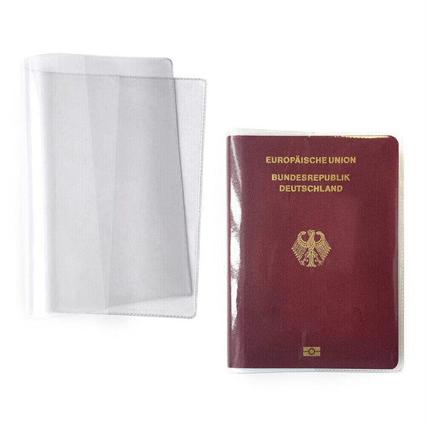 UP10x Passport Cover Transparent Protector Travel Clear Holder Organizer Wallet