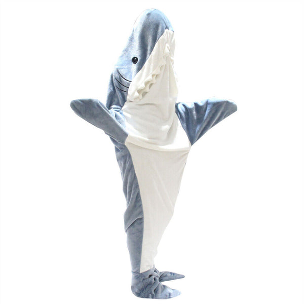 Shark Sleeping Bag S-XXL for Shark Blanket Super Soft Cozy Flannel Hoodie