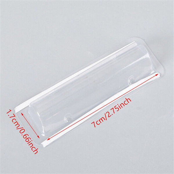 10-50Pcs Clear Plastic Dome Lip Balm Pouch Money Holder Craft Waterproof Sticker