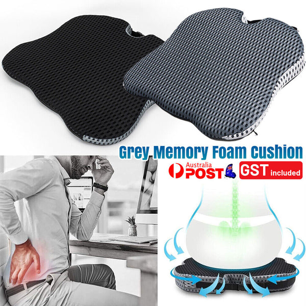 Universal Memory Foam Car Seat Cushion Driver Breathable Wedge Thicken Pad Mat