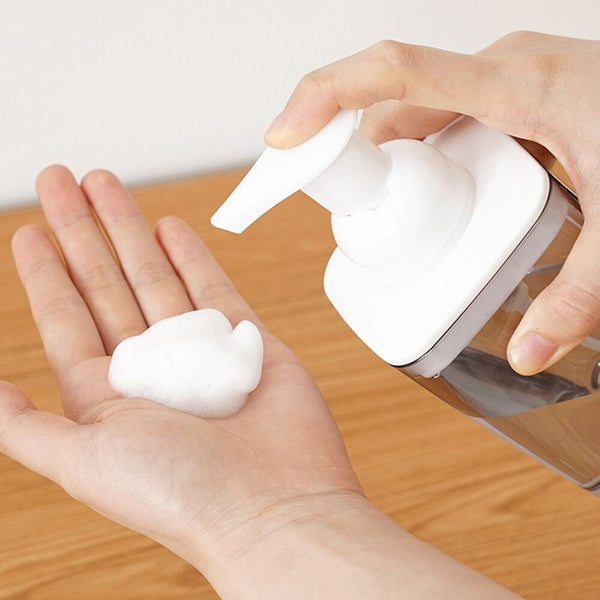 Empty Plastic Foaming Hand Soap Bath Dispenser Foam Pump Liquid Bottle Kitchen