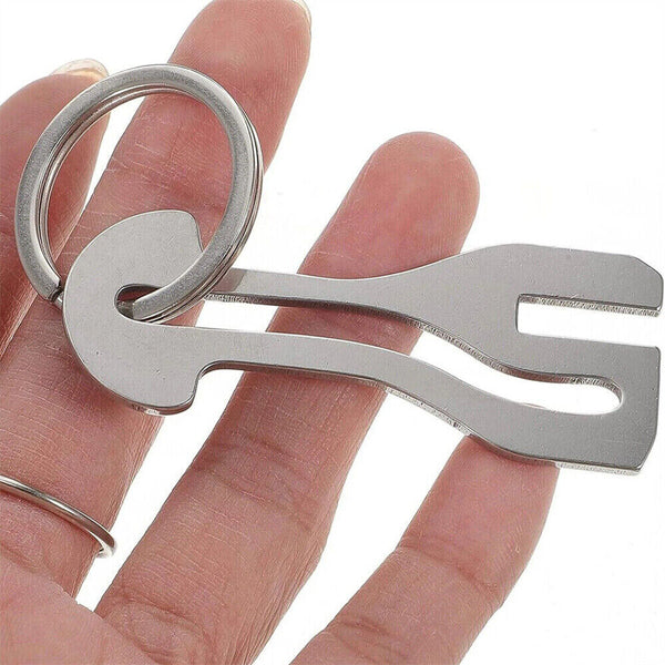 UP10x SHOPPING TROLLEY  MASTER KEY TOKEN Portable Travel Easy to use Silver