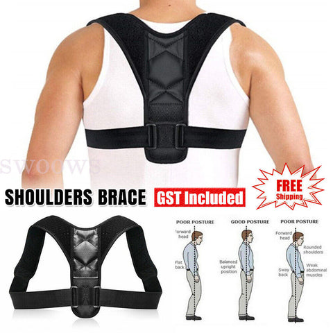 Posture Corrector Clavicle Support Back Straight Shoulders Brace Strap Correct