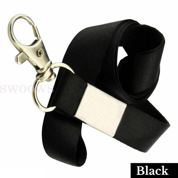 Up 50 Lanyard ID Badge Business Card Key Holder Ring Case Pocket Neck Clip Strap