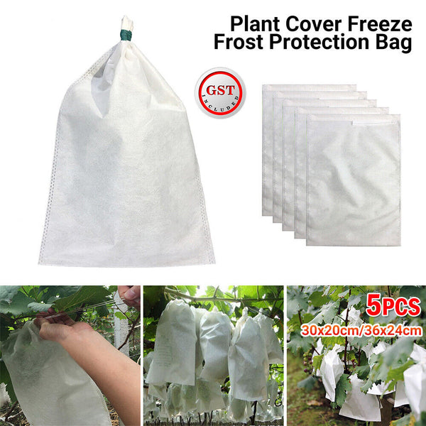 UP20X Plant Cover Freeze Frost Protection Bag Zipping Garden Shrubs Bag Reusable