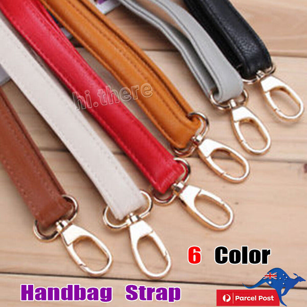 6 Colors Adjustable Shoulder Leather Handbag Bag Purse Strap Replacement 124cm