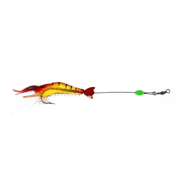 up20 Soft Plastic Fishing Lures Tackle Prawn Shrimp Flathead Bream Cod Bass Glow