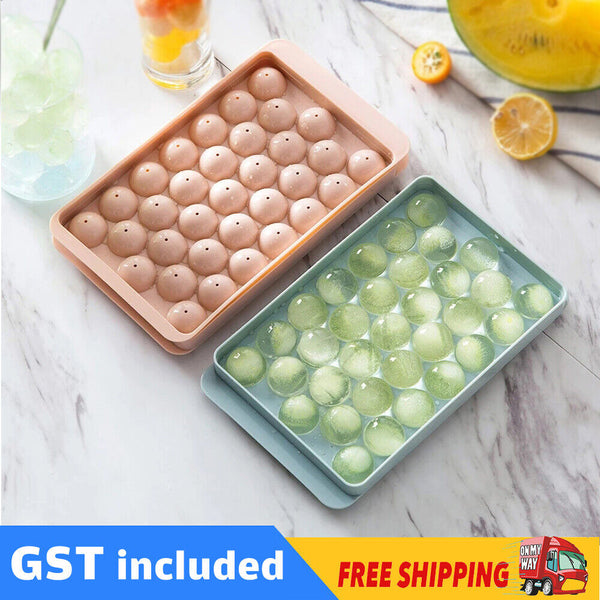 33 Grid Mini Round Ice Cube Tray Ice Cube Mold DIY Moulds Ice Ball Maker Kitchen