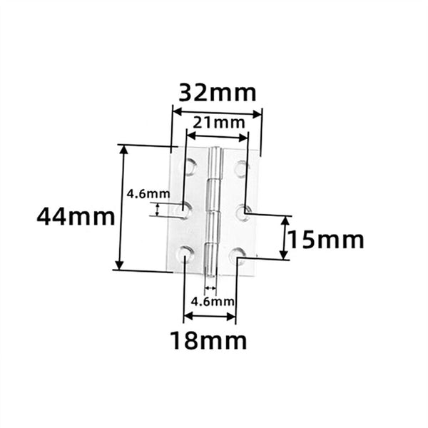 UP TO 20Pcs Stainless Steel Butt Hinges Door Window Cabinet Bearing Hinges new