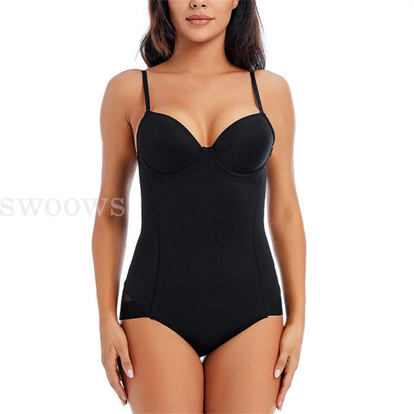 Ladies Full Body Shaper Slimming Shapewear Firm Tummy Control Underwear Bodysuit