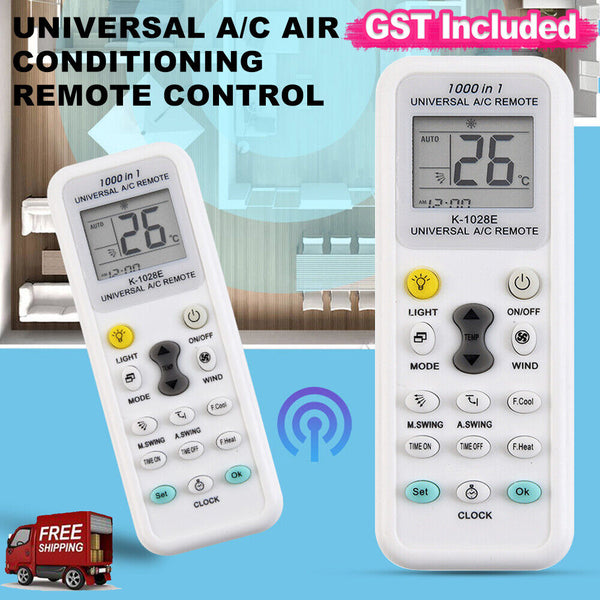 Universal A/C Air Conditioning Remote Control Air Con ALL MAJOR BRANDS LCD DGS