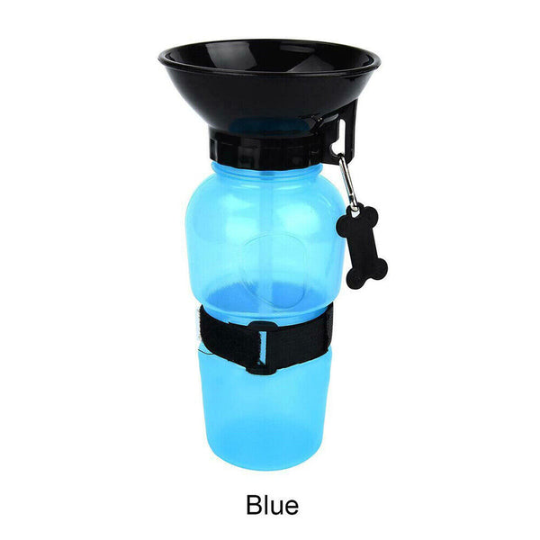 500ml Dog Cat Water Drinking Bottle Detachable Travel Cup Portable Pet Feeder AU