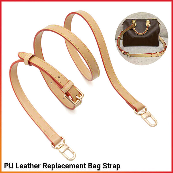 PU Leather Replacement Bag Strap Adjustable Crossbody Strap For Handbag