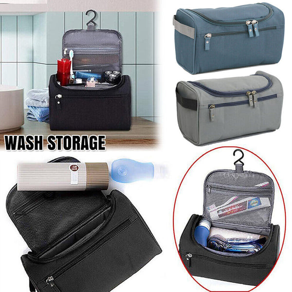 1/2x Mens Hanging Travel Toiletry Wash Storage Shaving Makeup Case Cosmetic Bags