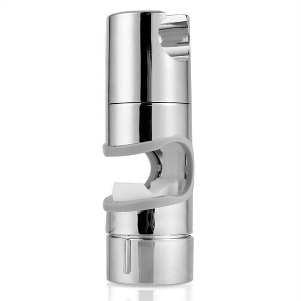 18-25mm Replacement ABS Chrome Shower Rail Head Slider Holder Adjustable Bracket