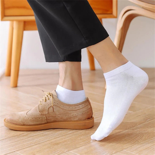 1-10 Pairs Low Cut Socks Cotton Soft Breathable Non-Slip Casual Ankle AU Hot