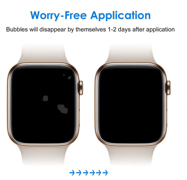 1-5x 38/41/40/42/44/45/49mm Screen Protector For Apple Watch iWatch Series 7 6 5