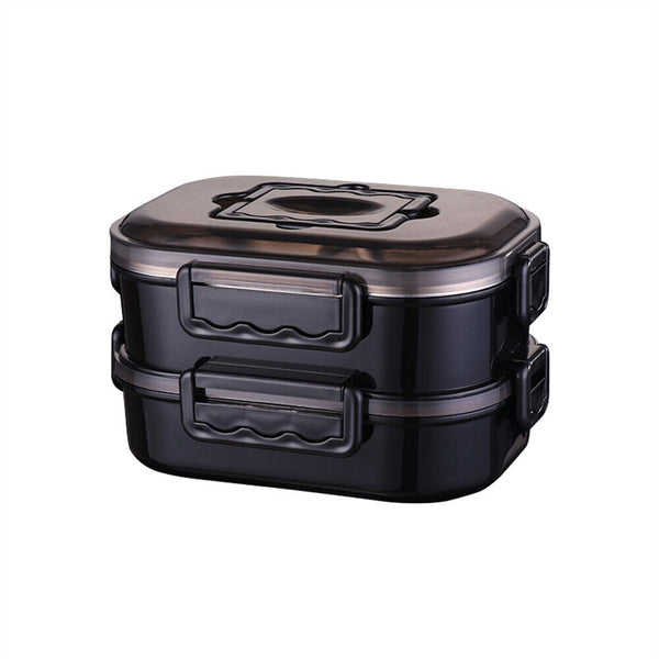 Doule-Layer Stainless Bento Box Leak-Proof Thermal Insulation Portable Lunchbox