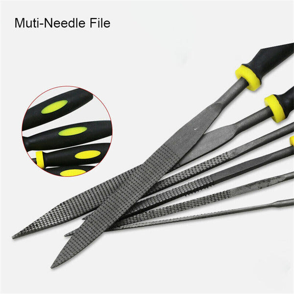 6PC Needle File Set Files For Metal Glass Stone Jewelry Wood Carving Craft Lot