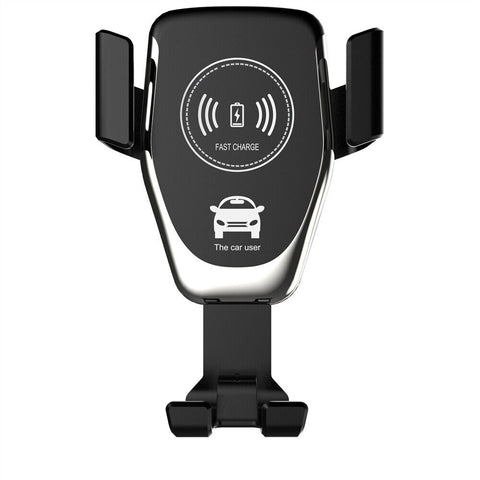 Wireless Fast Charging 10W Car Charger 2 in 1 Mount Holder For Mobile Phone