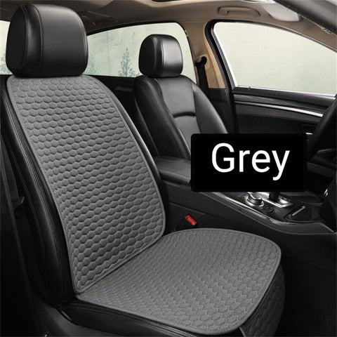 Universal Cotton Linen Car Seat Cushion Front Rear Seat Lined Pad Preotect Cover