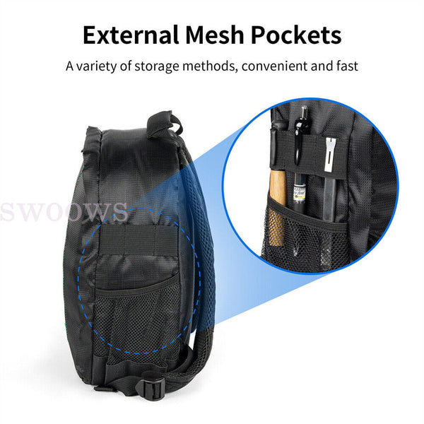 Waterproof Camera Backpack Soft Case Bag  Rucksack For Canon Nikon Sony DSLR AU