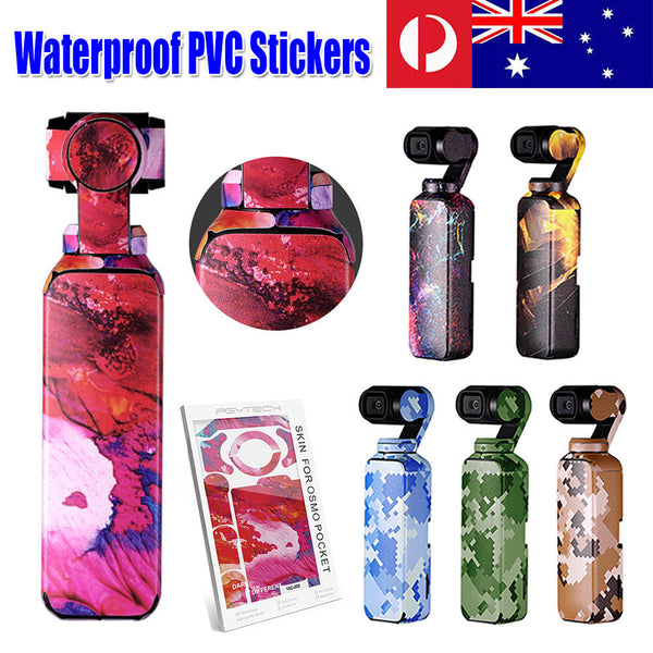 3PCS Camera Sticker Waterproof Cover Wrap PVC Gimbal Decal For DJI OSMO Pocket