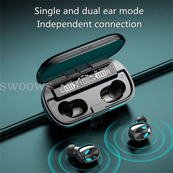 Wireless Bluetooth Earphones Headphones Earbuds Sports for Earpods iOS Android