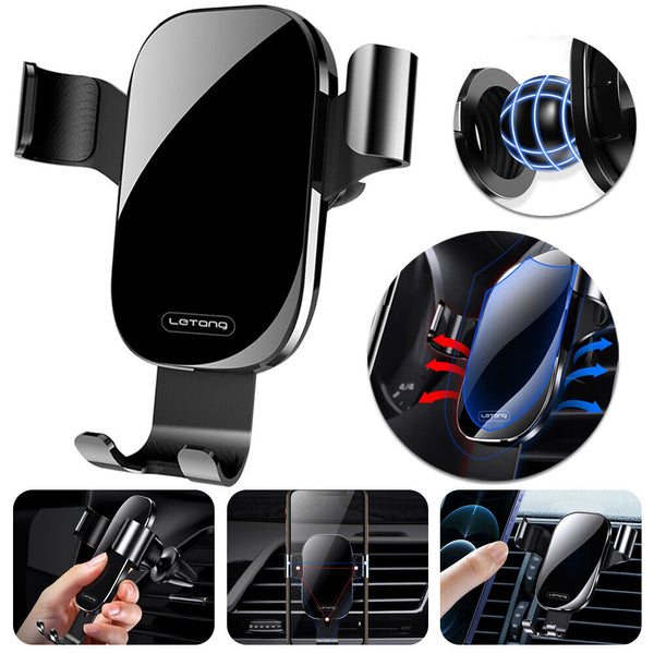 Universal Gravity Car Phone Stand Grip Cradle Air Vent Mount Holder For Mobile