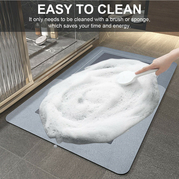 Super Absorbent Floor Mat Soft Quick-Drying Non-Slip Diatom Mud Bath Floor Mat +