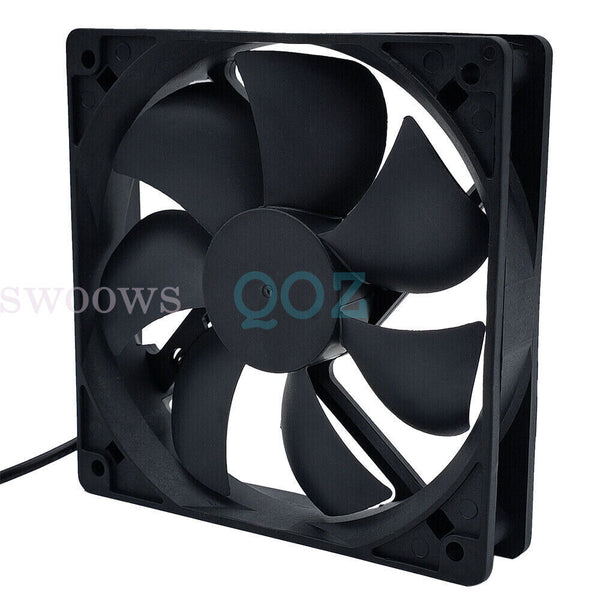 2PCS Computer PC CPU Cooling Silent  Exhaust Fan Highspeed 120mm USB 5V Case