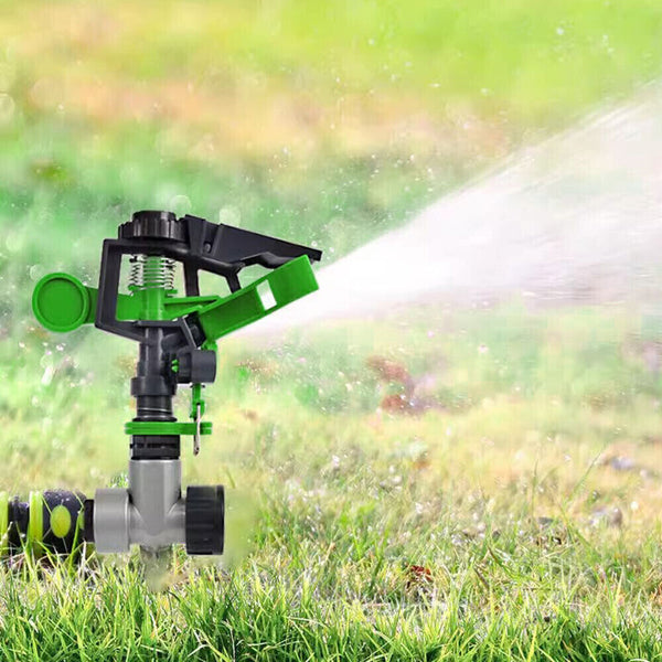 1/5x Head Impact Sprinklers Adjustable Outdoor Installation Irrigation System DM