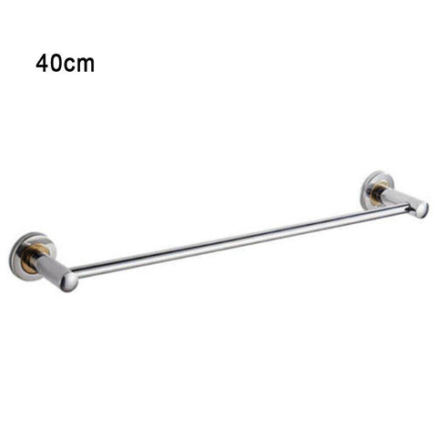 40/50cm Single Double Towel Rail Rack Holder Wall Mounted Bathroom Kitchen AU