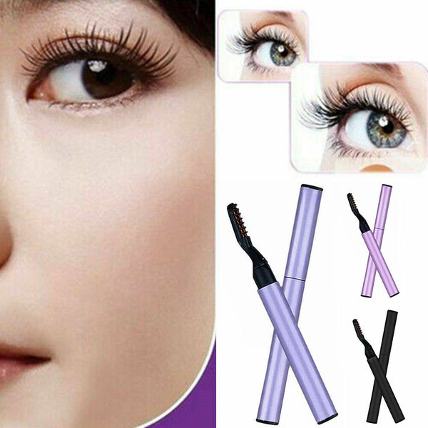 UP 3x Electric Heated Eyelash Curling Long Lasting Eye Lashes Curler Makeup Tool