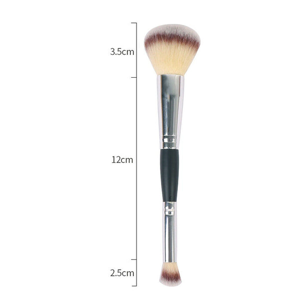 Professional Double Ended Makeup Brush Foundation Blusher Cosmetic Make Up Brush