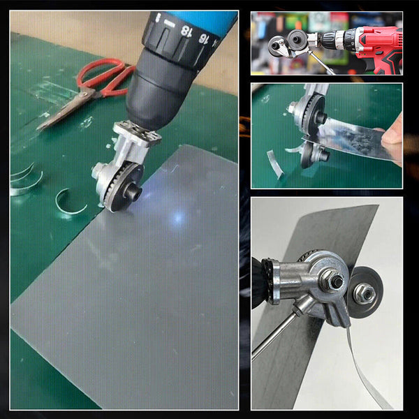 Electric Drill Plate Cutter Sheet Metal Nibbler Precise Cutting Sheet Cutter TM